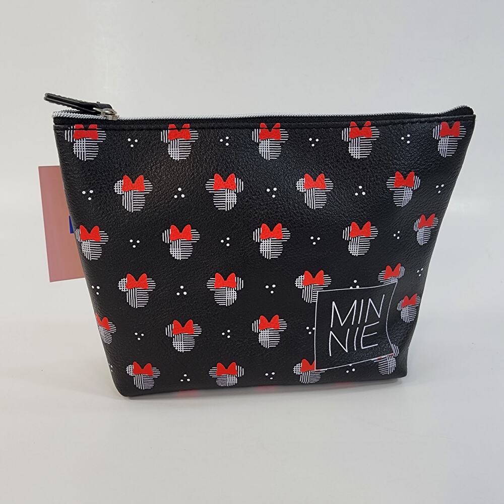 DANI by Danielle Nicole Disney Minnie Mouse Cosmetic Pouch Black